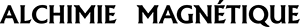 Logo texte alchimie magnétique